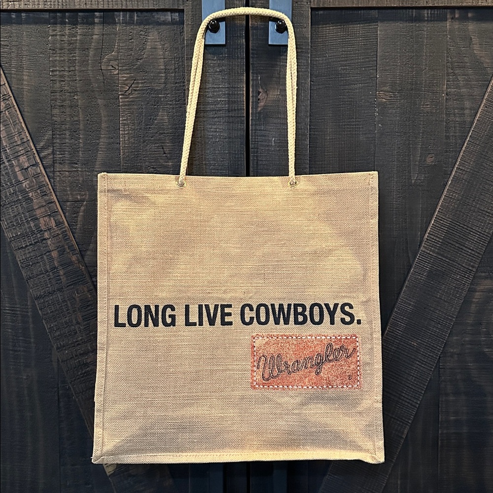 NWOT Wrangler Long Live Cowboys Tote